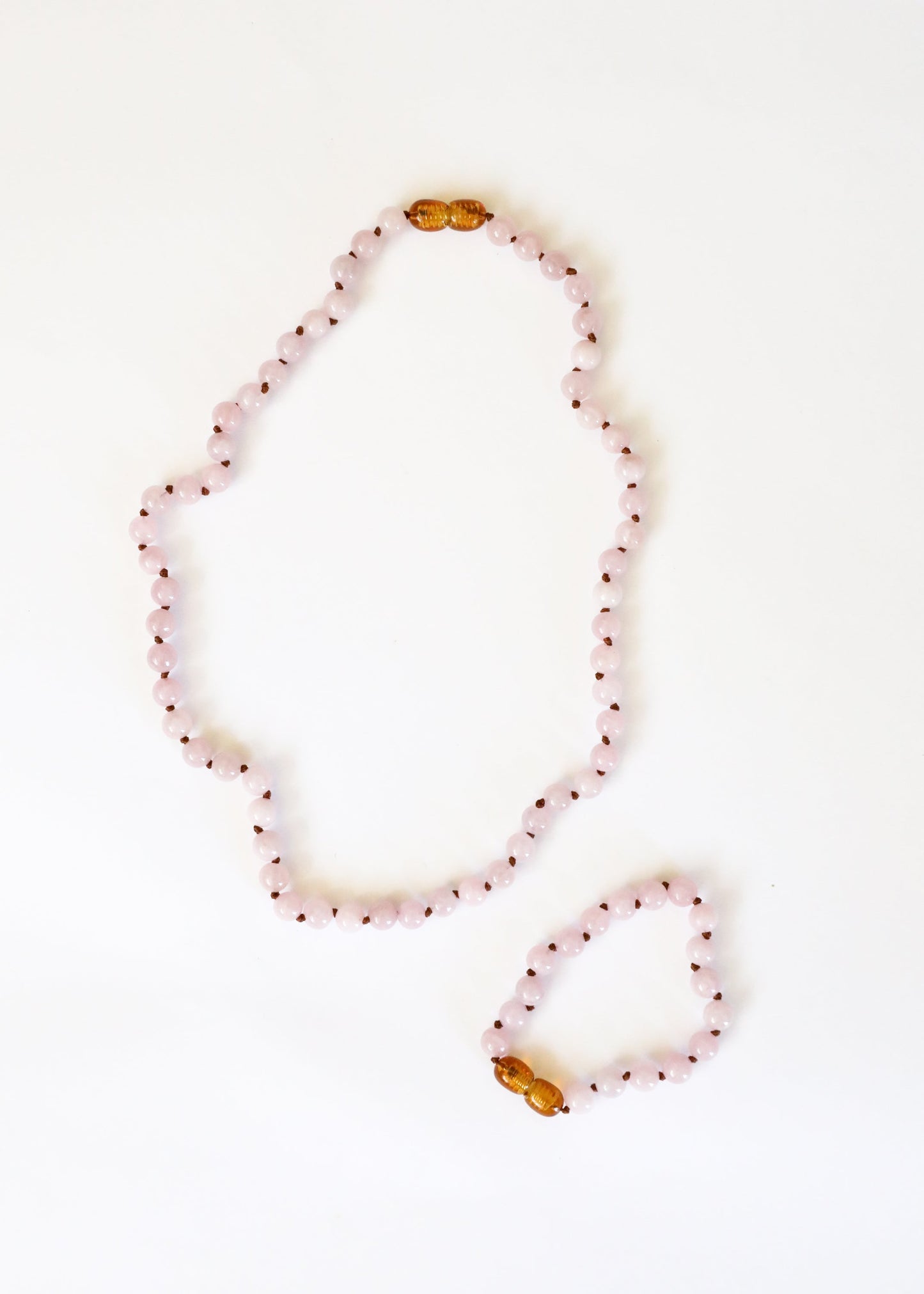 Rose Quartz Gemstone Necklace