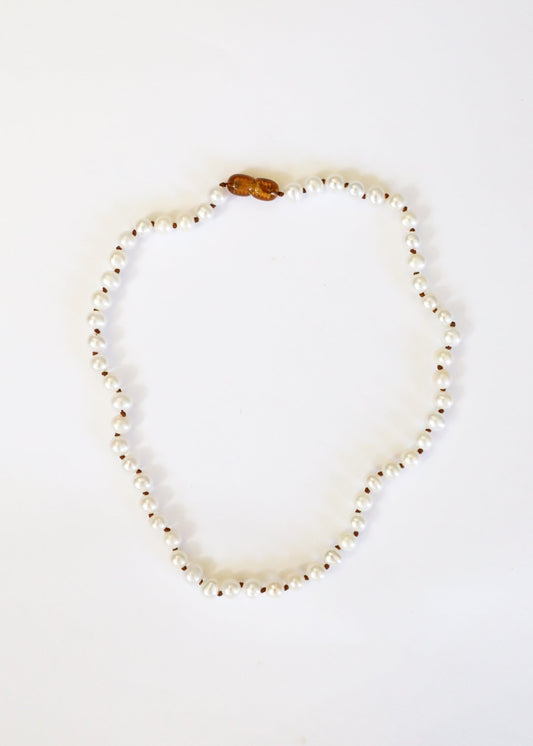 Pure Gemstone + Pearl Necklace