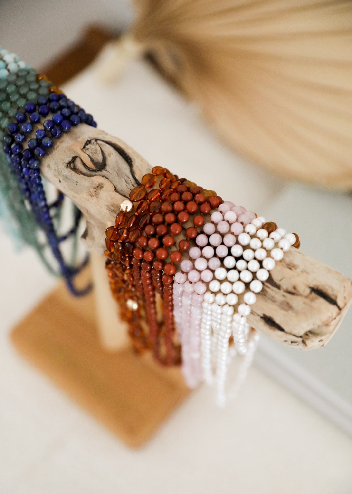 Pure Gemstone + Pearl Necklace