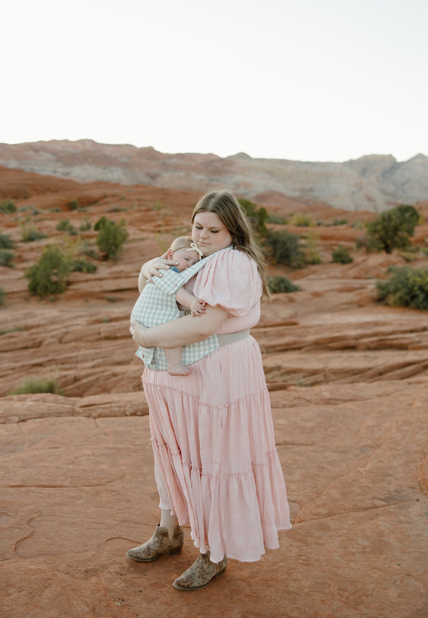 Monroe x Coco Gingham - Cotton Baby Carrier