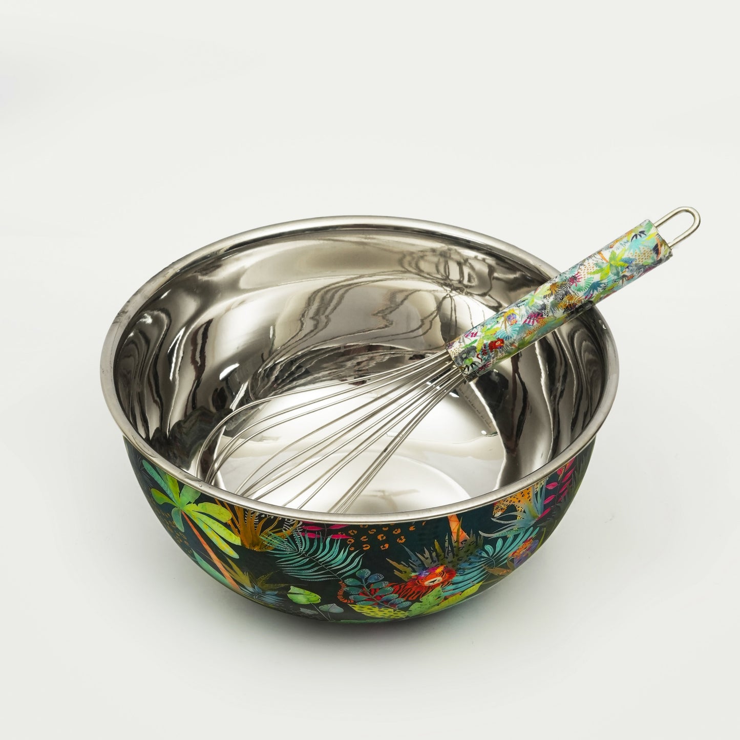Rainforest Bloom Bowl + Whisk Set