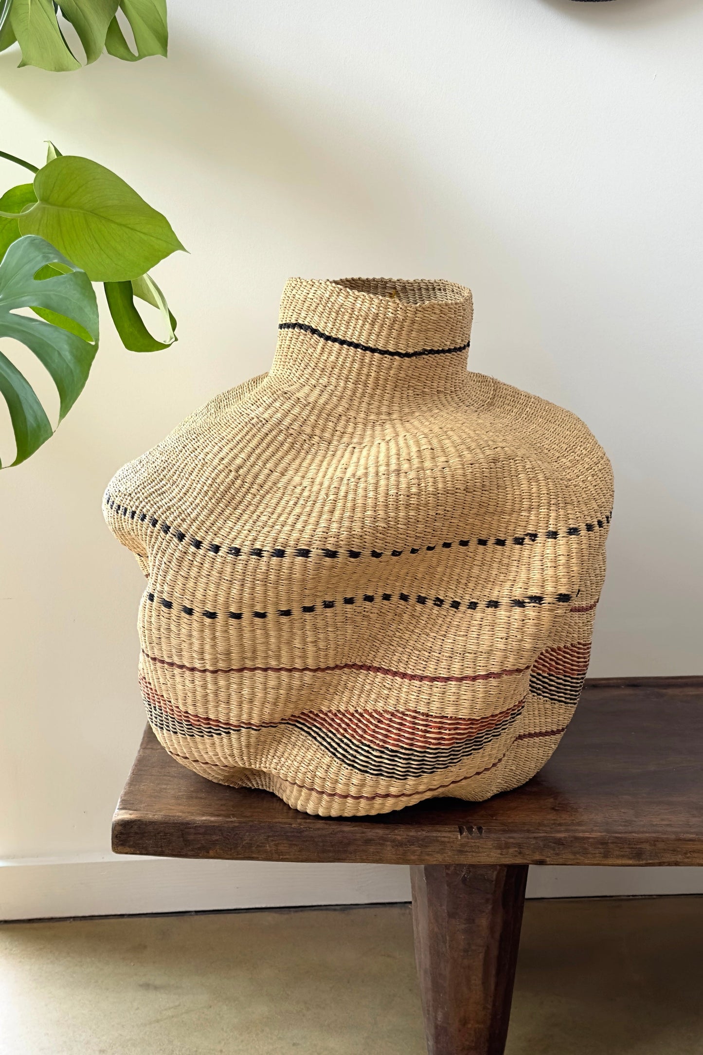 Handwoven Wavy Basket