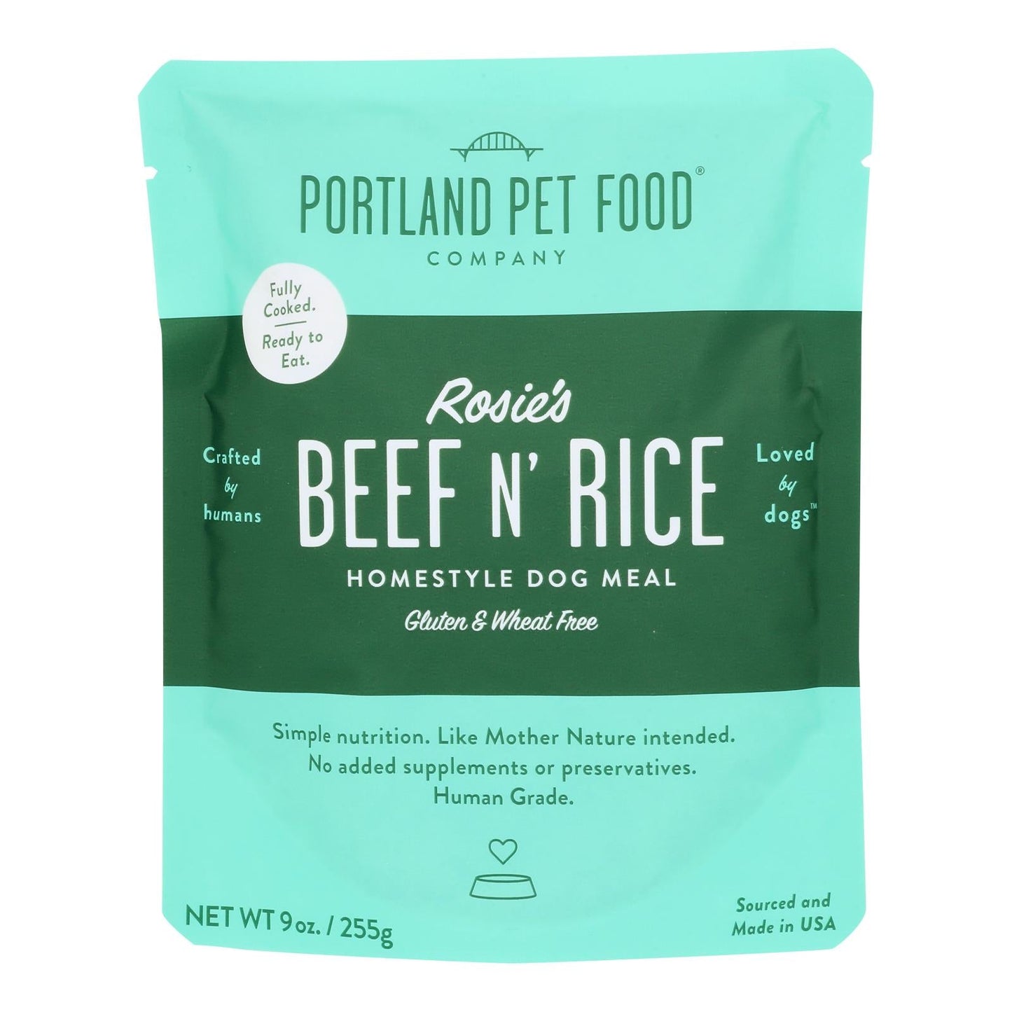 Portland Pet Food Company | Dog Meal Homestyle Beef and Rice