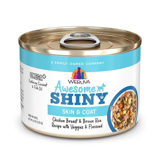 Weruva Dog Shiny Chicken + Vegetable + Flaxseed