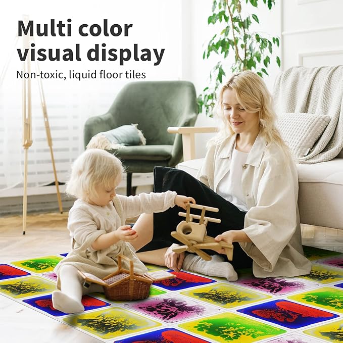 Art3d Liquid Sensory Floor Decorative Tiles