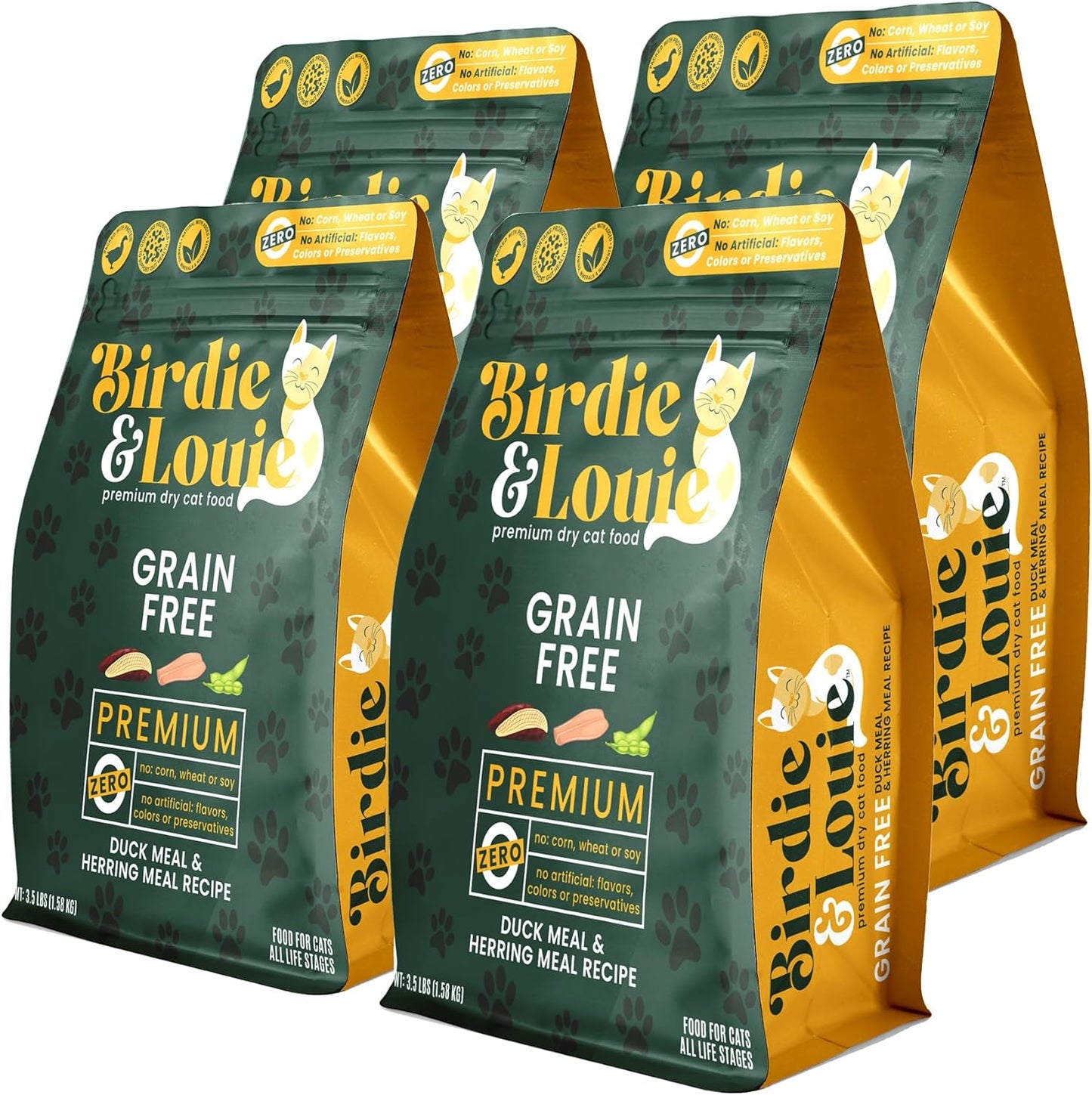 Birdie & Louie | Duck & Herring Cat Food