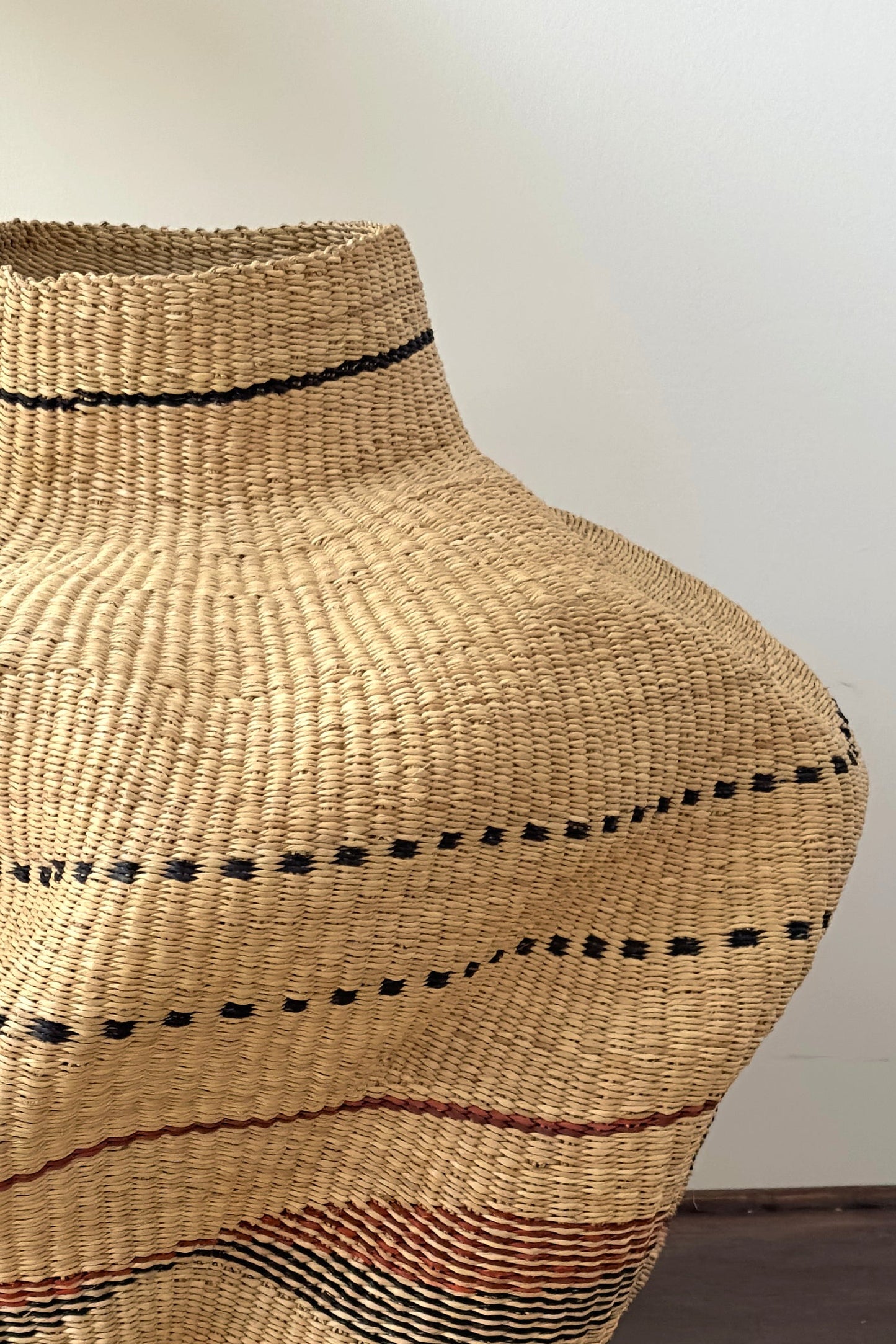 Handwoven Wavy Basket