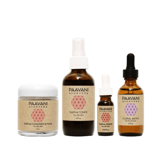Kapha Skincare Ritual | Ayurvedic Set for Oily + Congested Skin