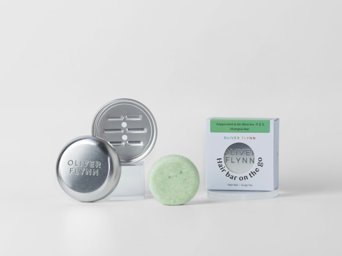 Peppermint Shampoo Bar + Conditioner Bar Bundle