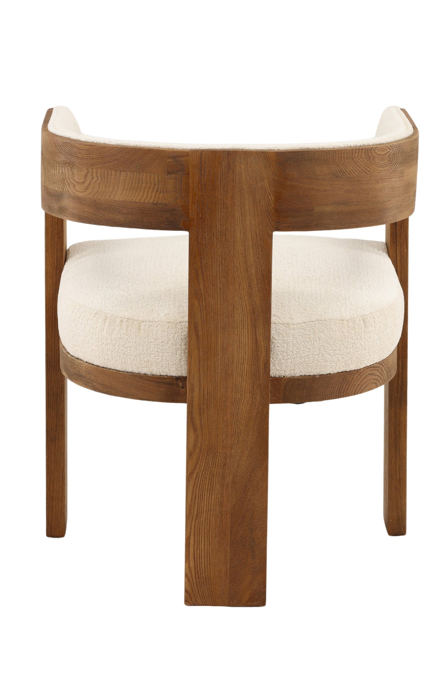 Nolan Chenille Upholstered Dining Chair with Ash Wood Frame