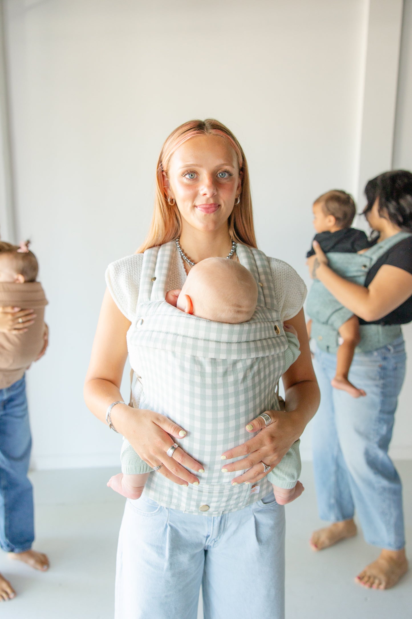 Monroe x Coco Gingham - Cotton Baby Carrier