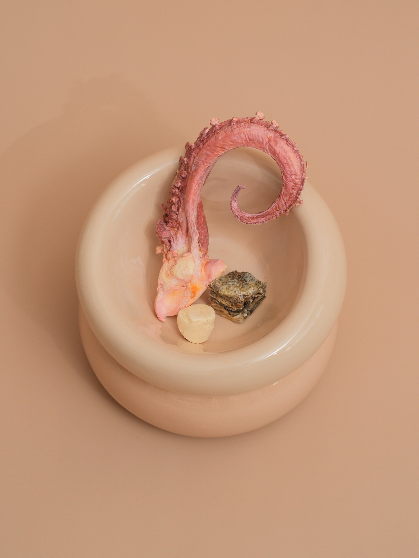 PEHOM | Soufflé Pet Bowl | Cream Beige