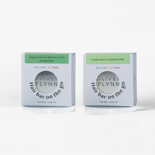 Peppermint Shampoo Bar + Conditioner Bar Bundle