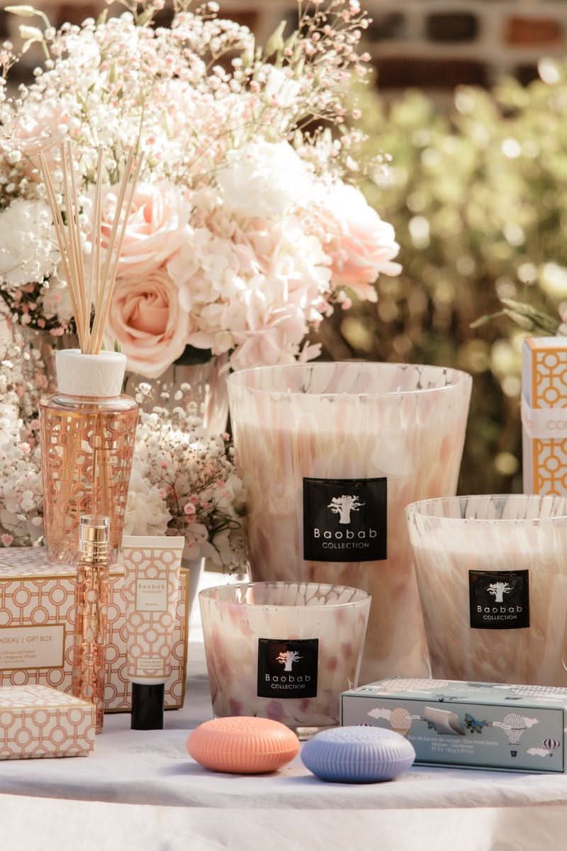 Baobab Collection | White Pearls Candle