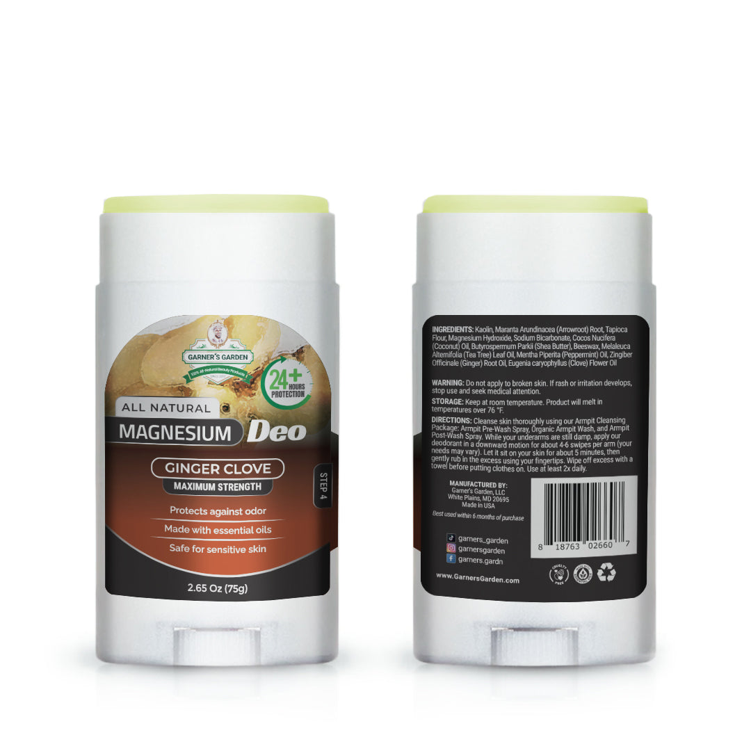 Magnesium Deodorant | 100% Natural | Aluminum-Free