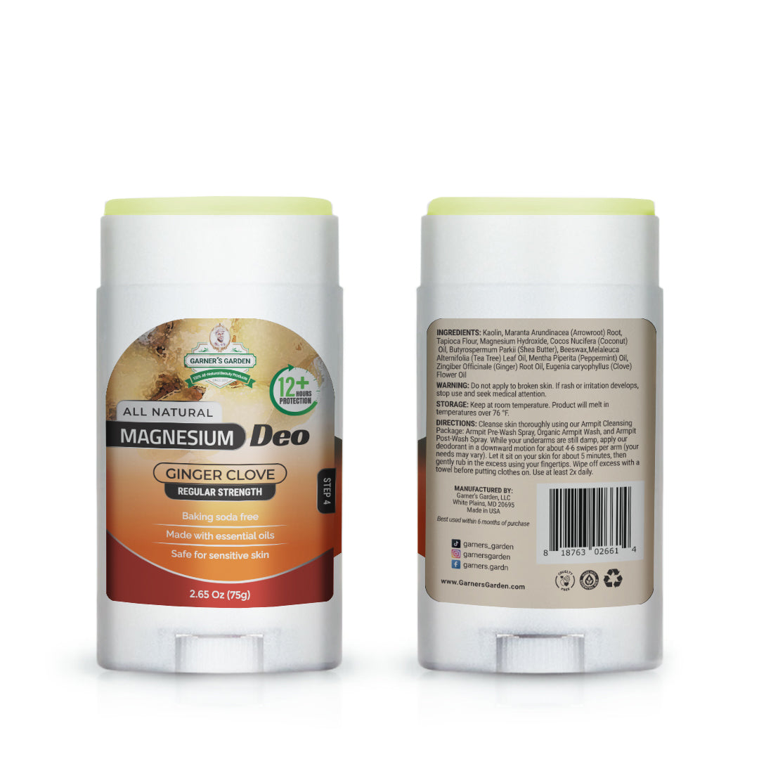 Magnesium Deodorant | 100% Natural | Aluminum-Free