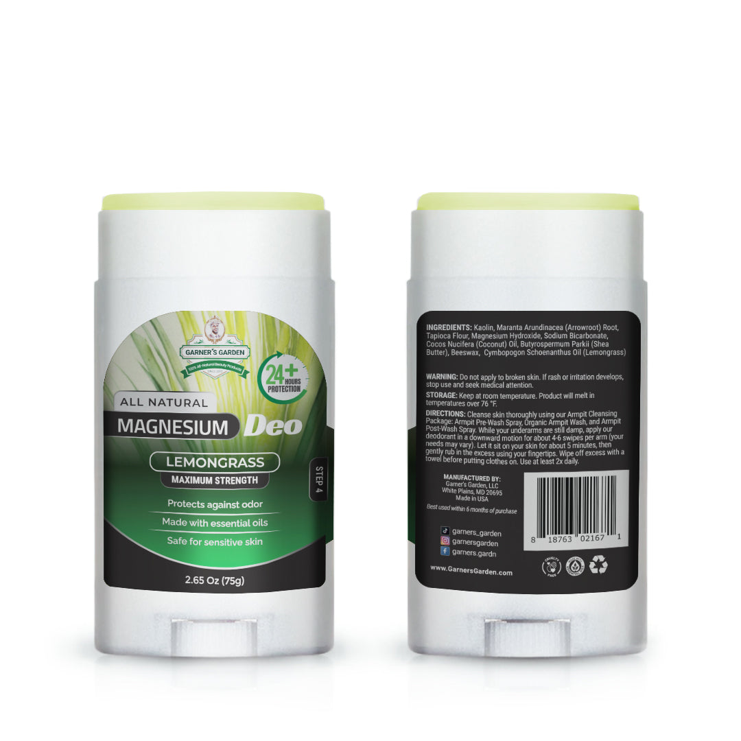 Magnesium Deodorant | 100% Natural | Aluminum-Free