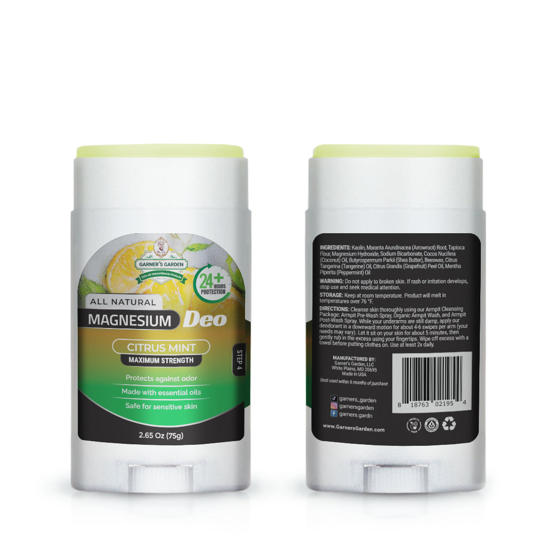 Magnesium Deodorant | 100% Natural | Aluminum-Free