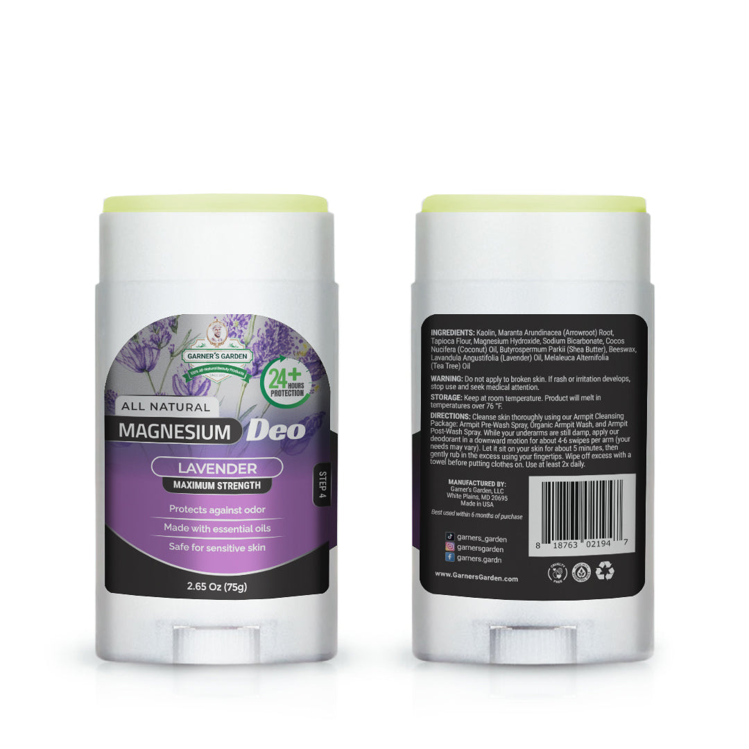 Magnesium Deodorant | 100% Natural | Aluminum-Free