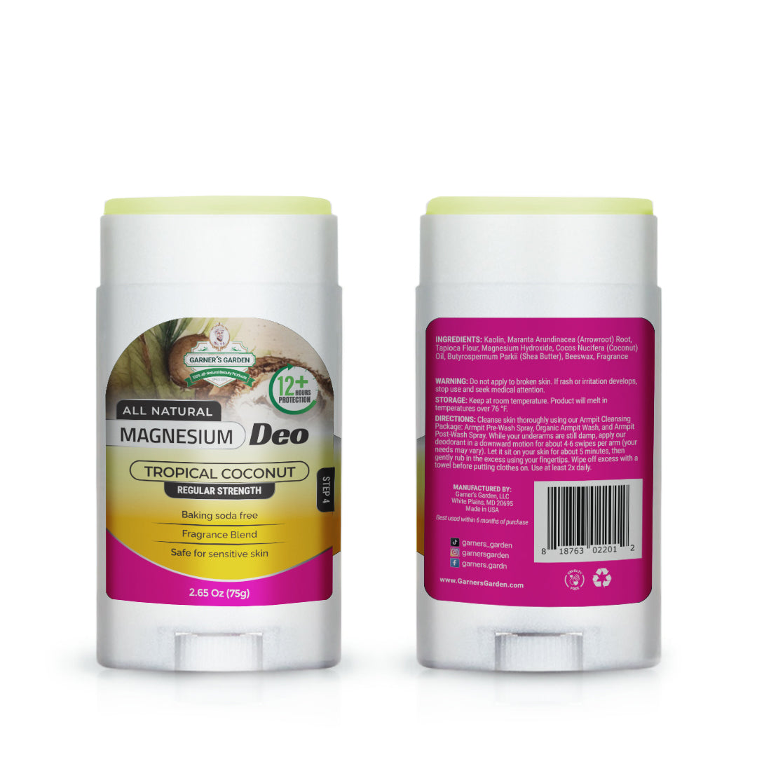 Magnesium Deodorant | 100% Natural | Aluminum-Free