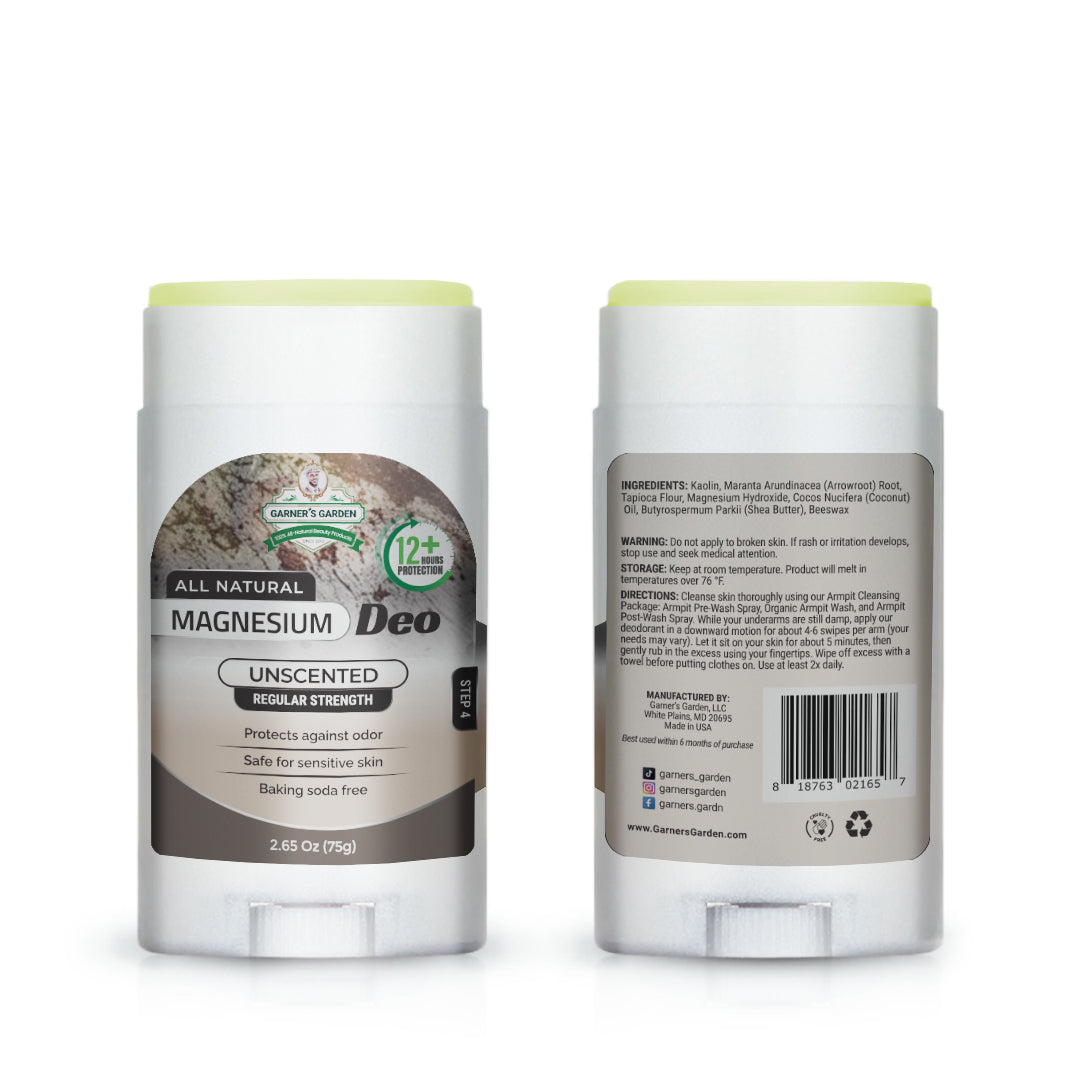 Magnesium Deodorant | 100% Natural | Aluminum-Free