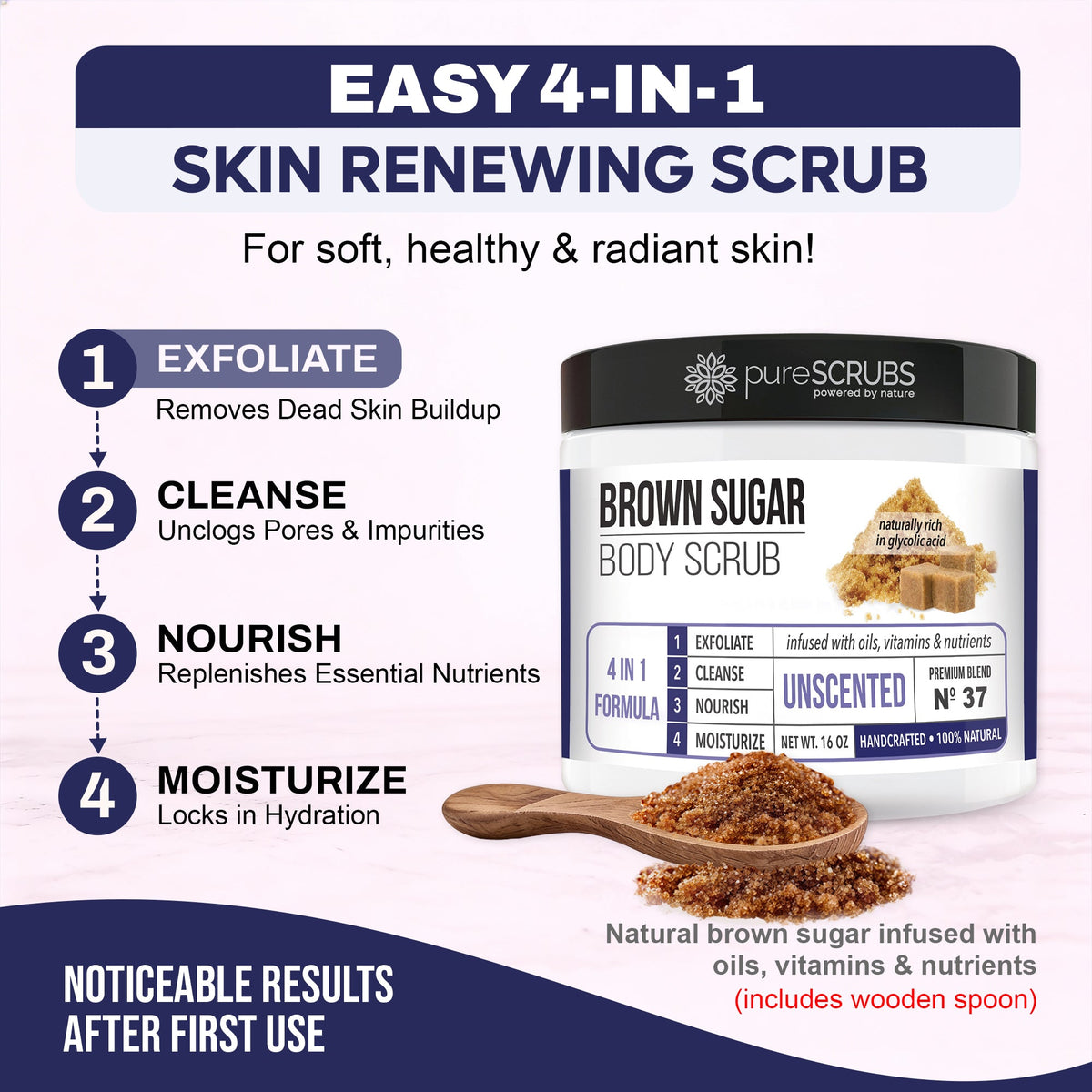 Unscented Body Scrub | Brown Sugar