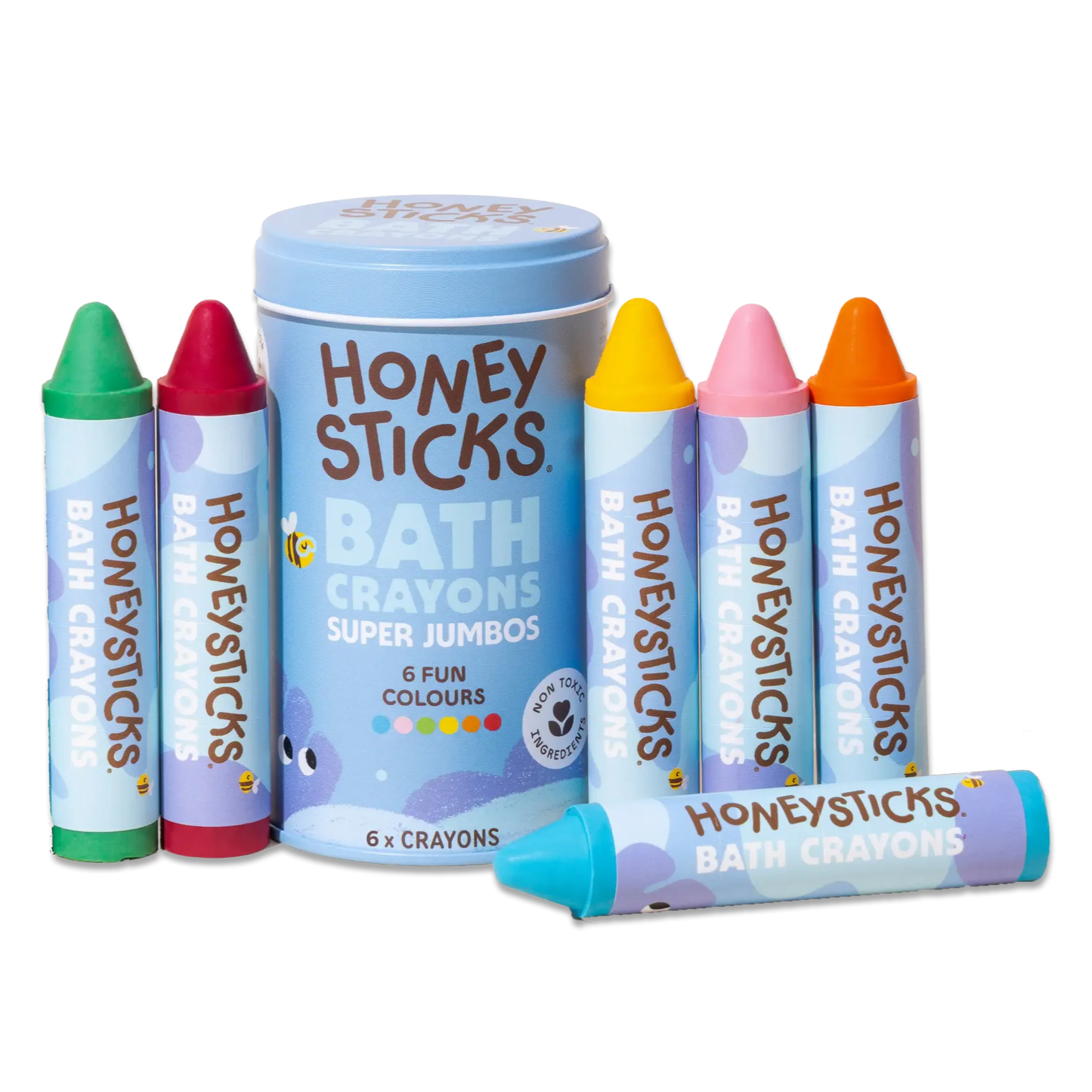 Honeysticks Bath Crayons Super Jumbos | 6pk