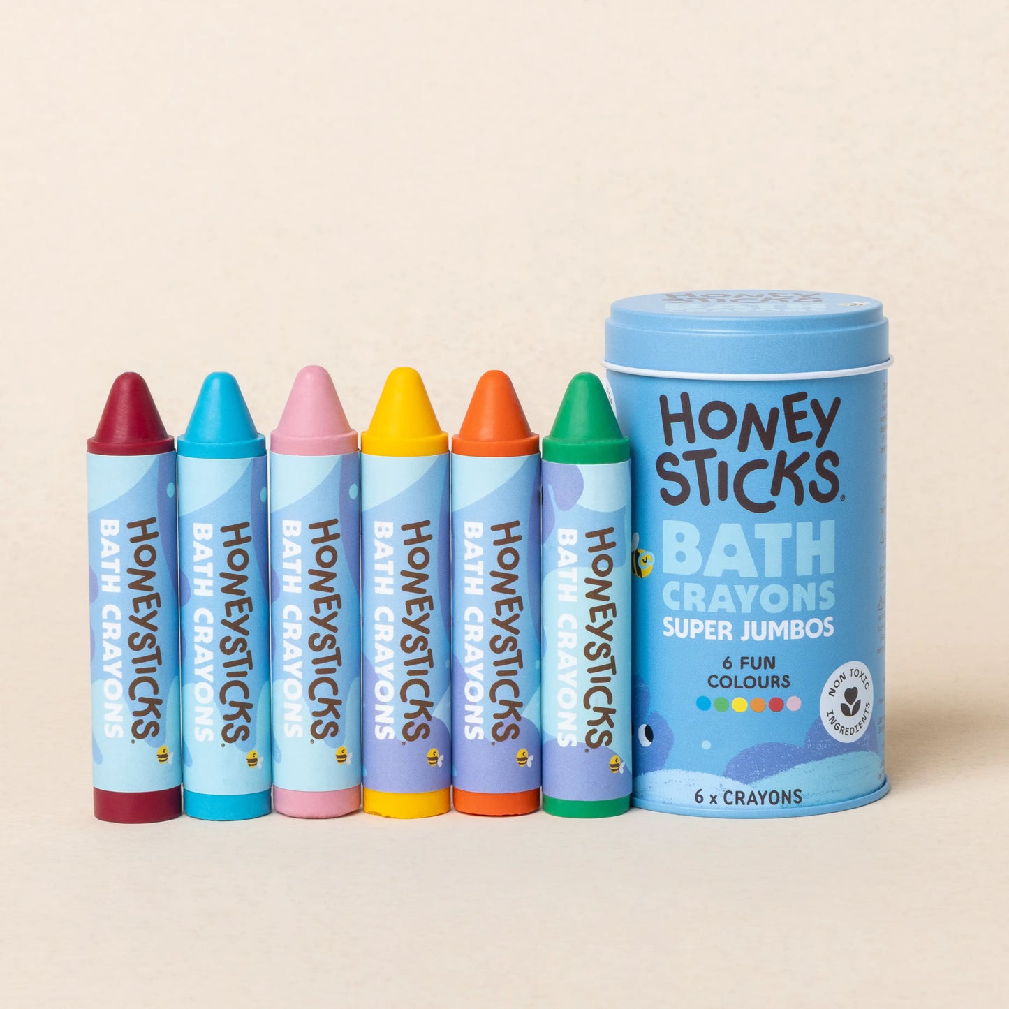 Honeysticks Bath Crayons Super Jumbos | 6pk