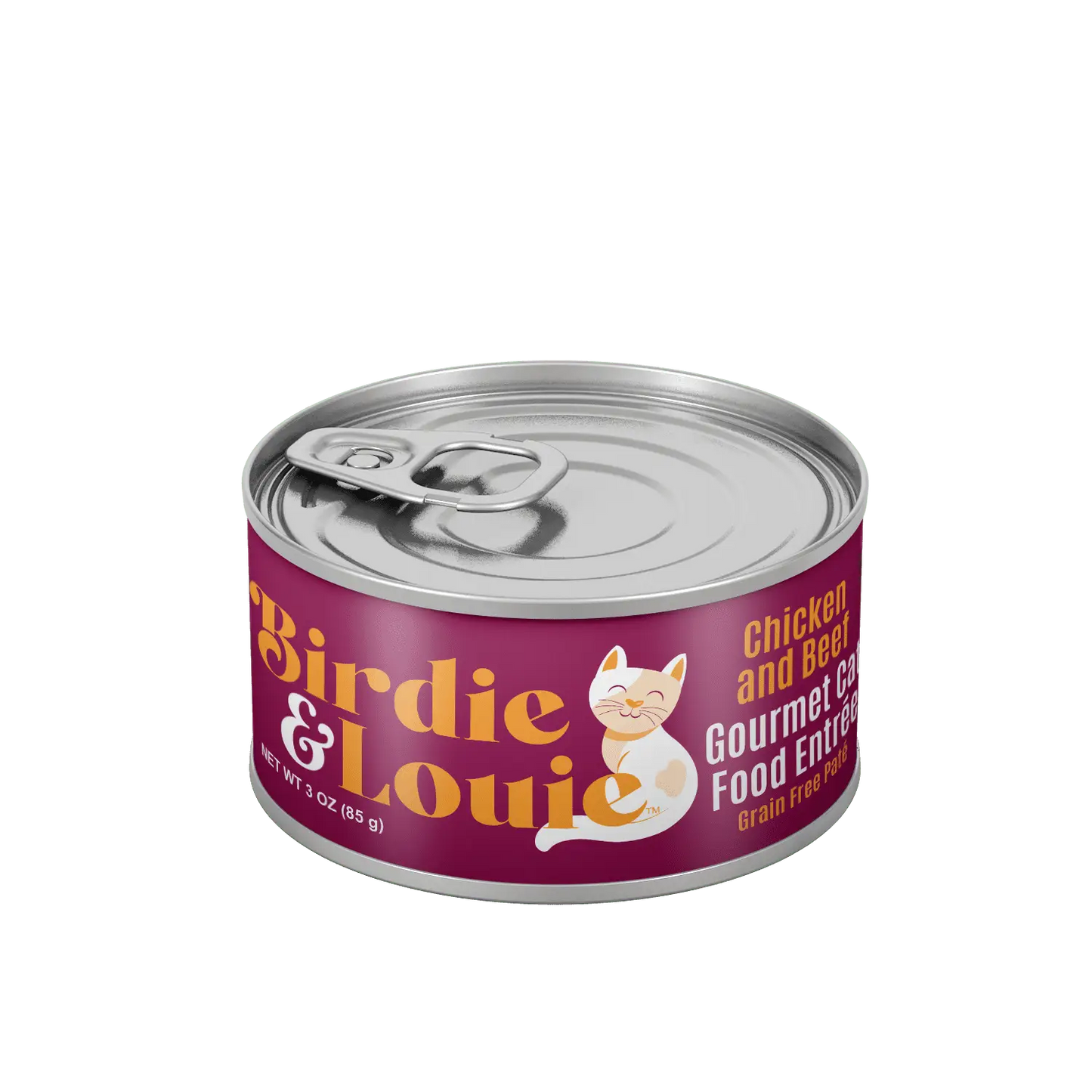 Birdie & Louie | Cat Food Chicken & Beef