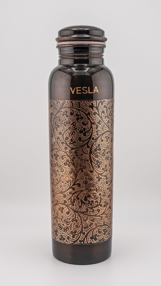 Black Clover Etch Copper Water Bottle