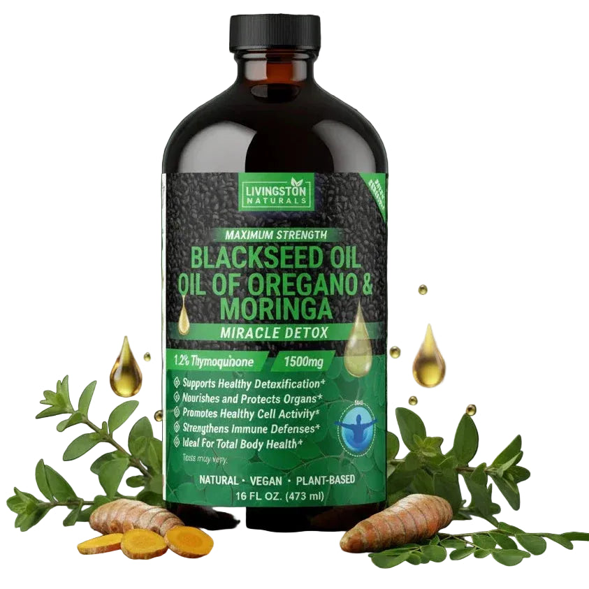 Maximum Strength | Organic Black Seed Oil with Oil of Oregano + Moringa