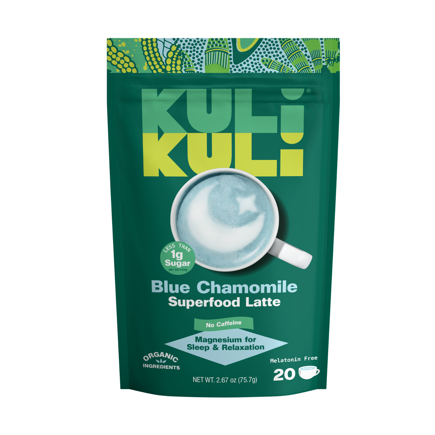 Blue Chamomile Superfood Latte