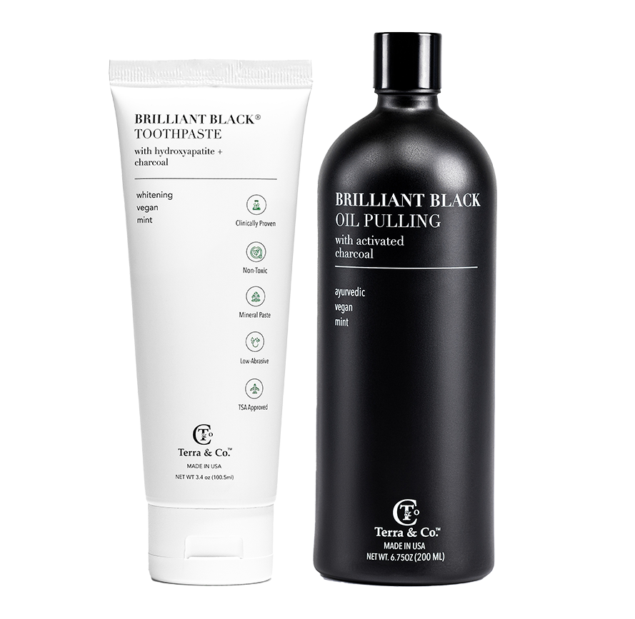 Brilliant Black® Toothpaste | Fluoride-Free Activated Charcoal Whitening