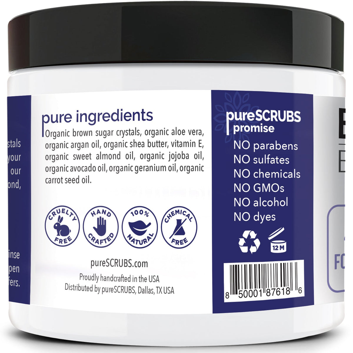Unscented Body Scrub | Brown Sugar
