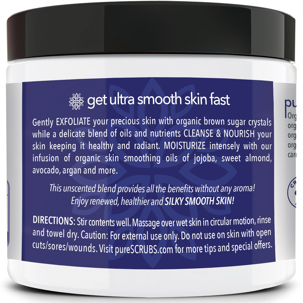Unscented Body Scrub | Brown Sugar