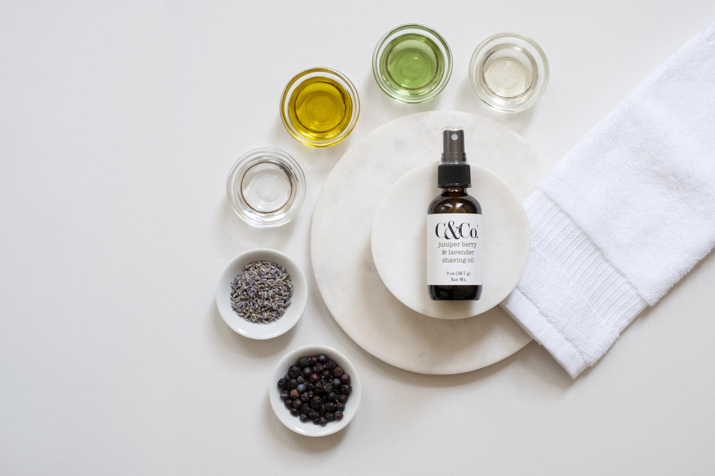 Juniper Berry + Lavender Shaving Oil