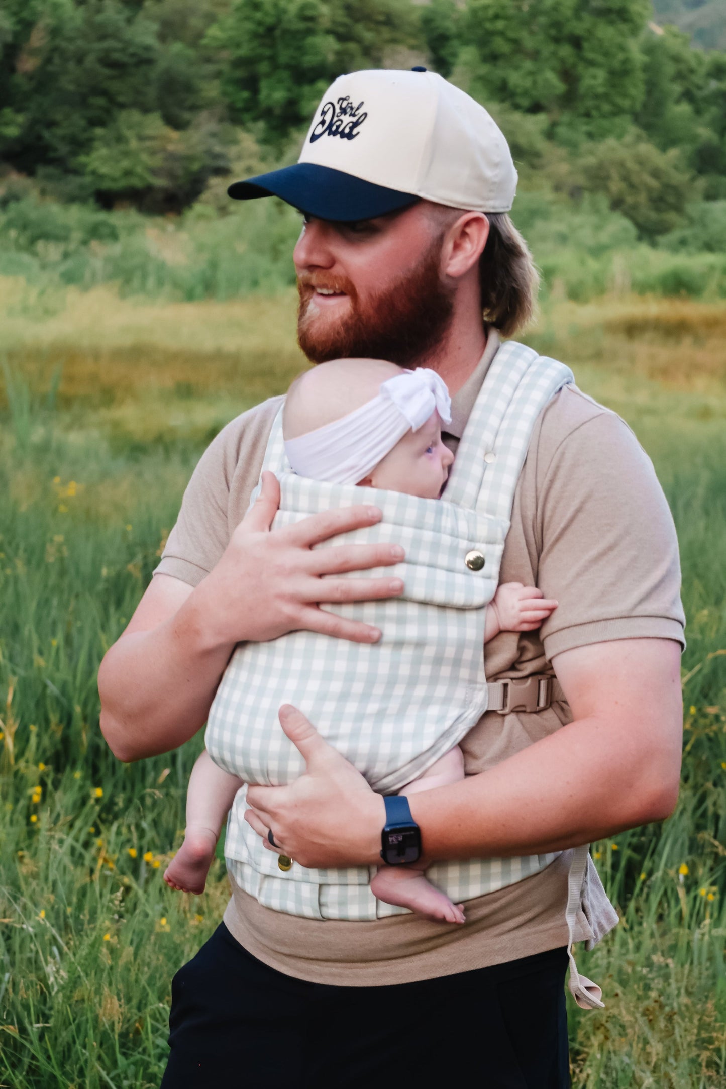 Monroe x Coco Gingham - Cotton Baby Carrier