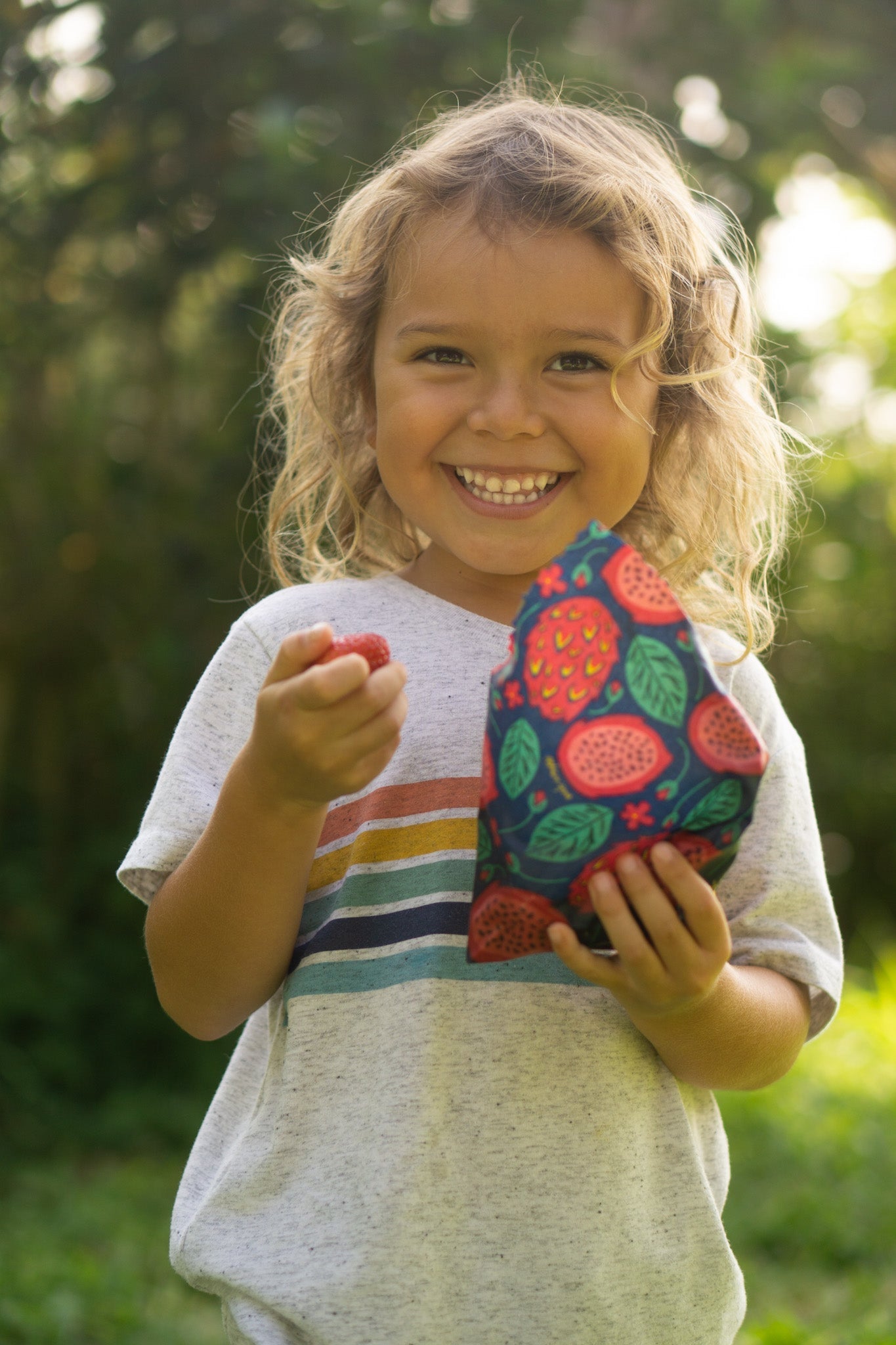 Beeswax Food Wrap | Dragonfruit Print