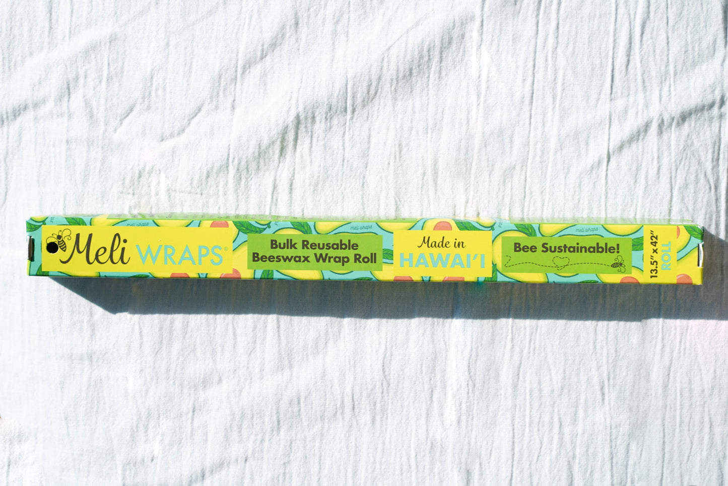 Beeswax Wrap Bulk Roll | Avocado Print