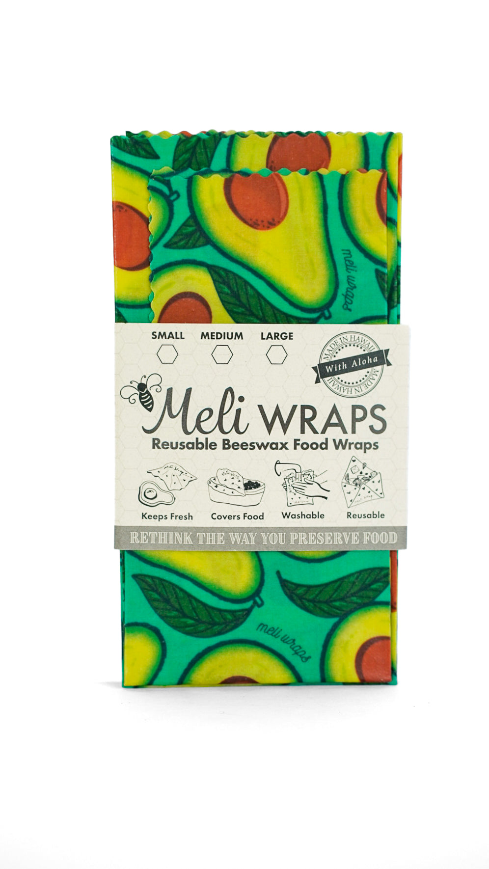 Beeswax Food Wrap | Avocado Print