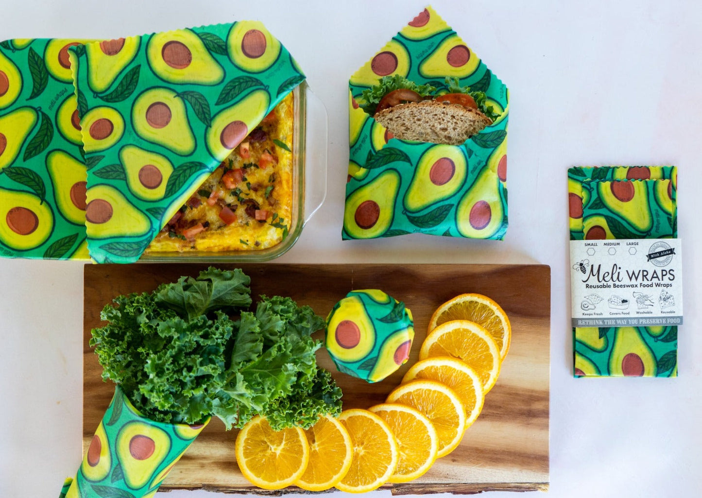 Beeswax Food Wrap | Avocado Print