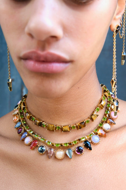 Layering Choker in Punk Rocks | Gold