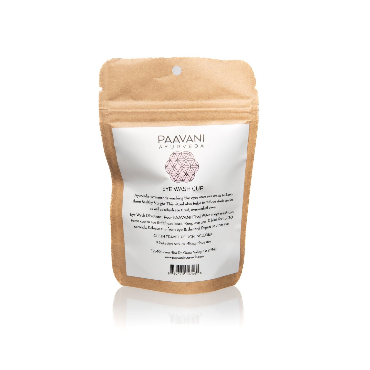 Glass Eye Wash Cup | Ayurvedic Eye Cleansing to Hydrate + Brighten