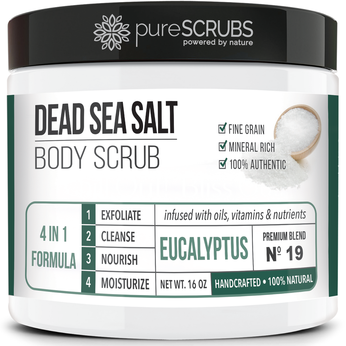 Eucalyptus Body Scrub | Dead Sea Salt