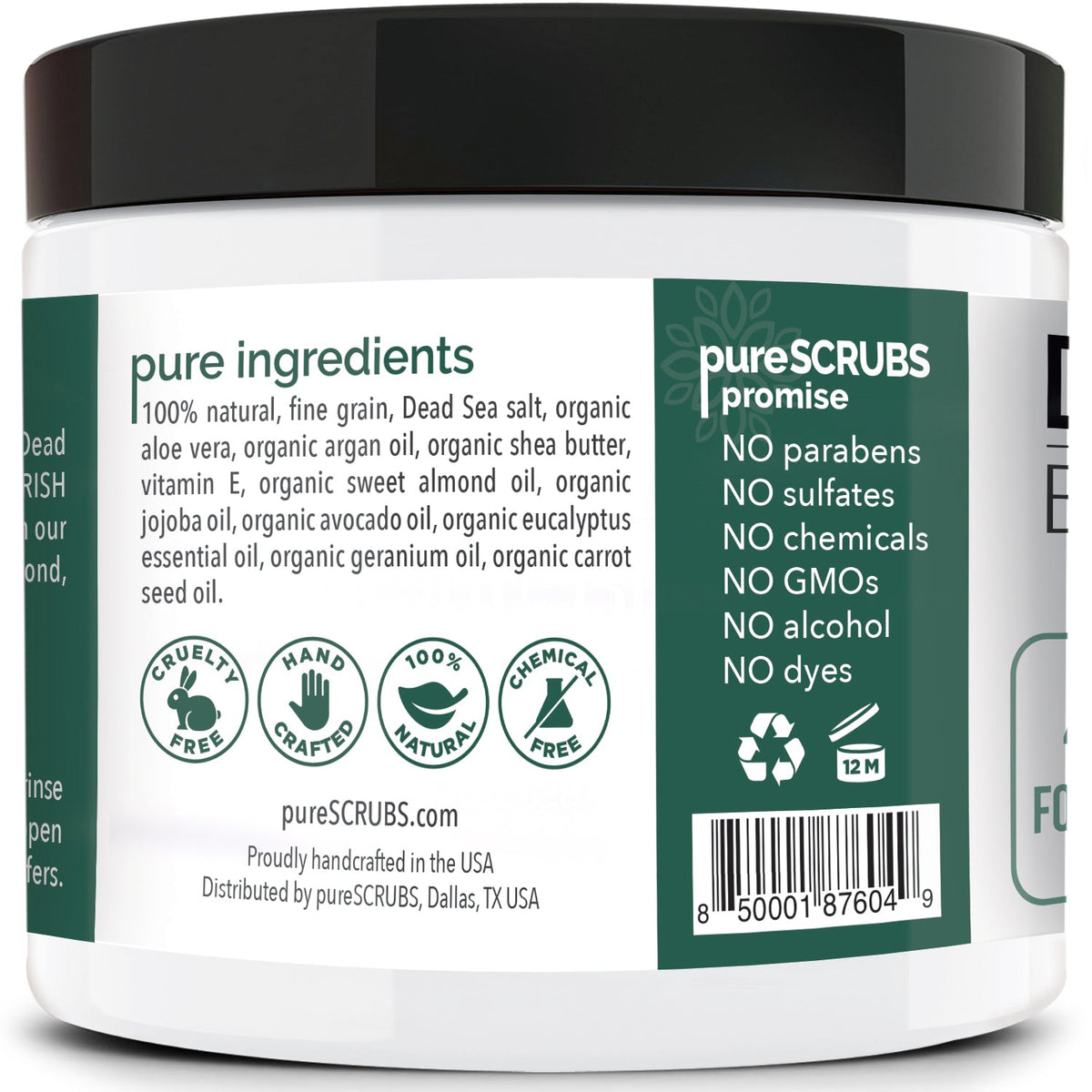 Eucalyptus Body Scrub | Dead Sea Salt