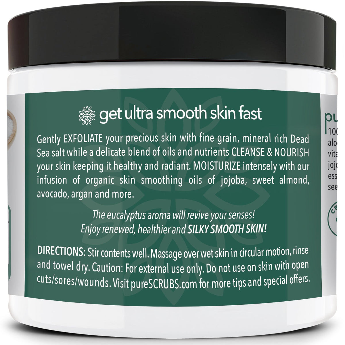 Eucalyptus Body Scrub | Dead Sea Salt