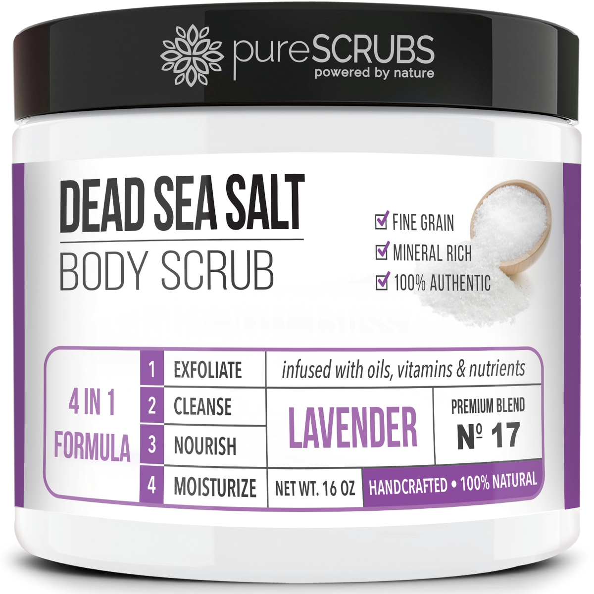 Lavender Body Scrub | Dead Sea Salt