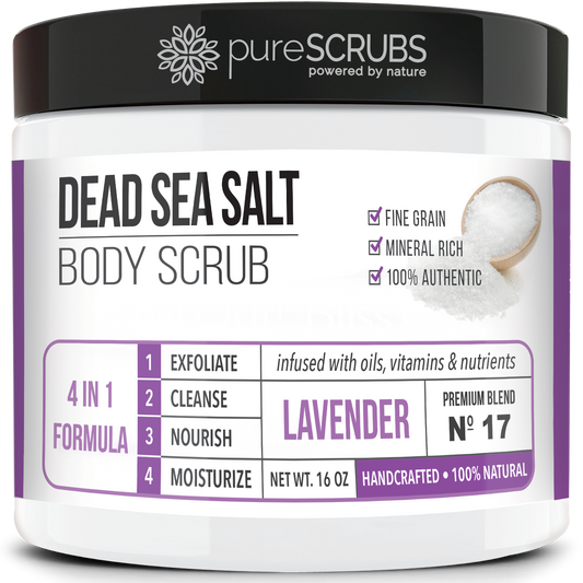 Lavender Body Scrub | Dead Sea Salt