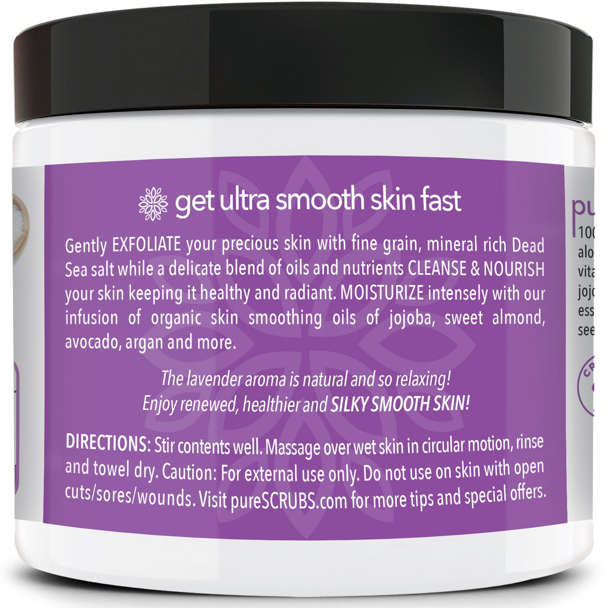 Lavender Body Scrub | Dead Sea Salt