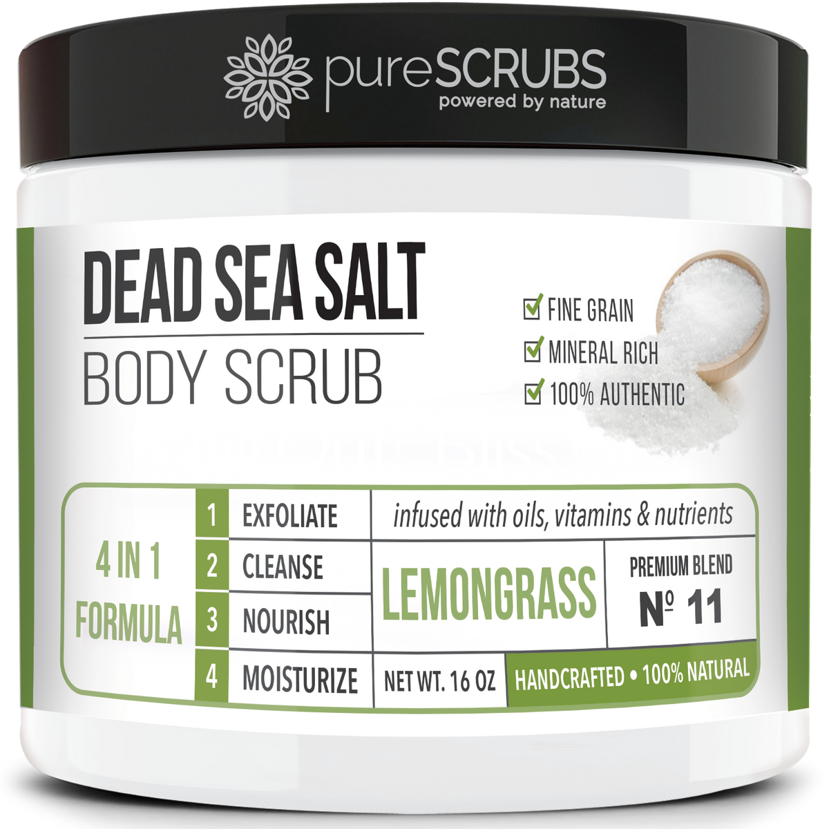 Lemongrass Body Scrub | Dead Sea Salt